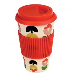Tulip Bloom Bamboo Travel Mug