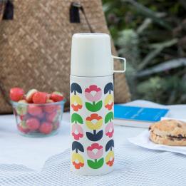 Tulip Bloom Flask And Cup