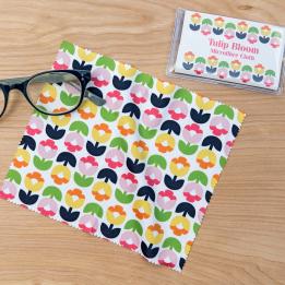 Tulip Bloom Glasses Cleaning Cloth