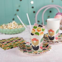 Tulip Bloom Paper Cups (set Of 8)