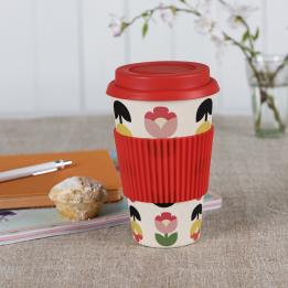 Tulip Bloom Bamboo Travel Mug
