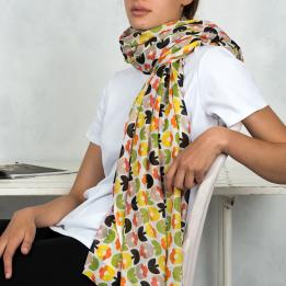 Tulip Bloom Cotton Scarf