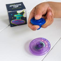 Ufo Spinning Top With Led Lights