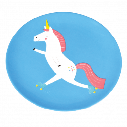Magical Unicorn Melamine Plate