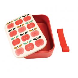 Vintage Apple Bamboo Lunch Box