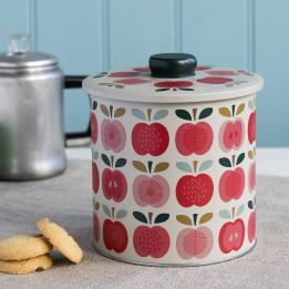 Vintage Apple Biscuit Barrel