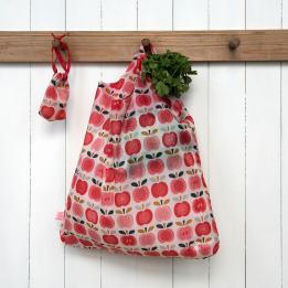 Vintage Apple Foldaway Shopping Bag