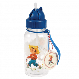 Vintage Boy Kids Water Bottle