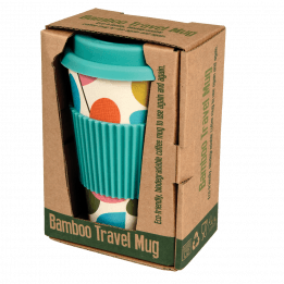 Vintage Ivy Bamboo Travel Mug