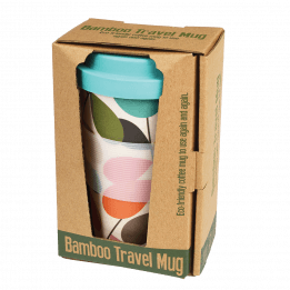 Vintage Ivy Bamboo Travel Mug With Lid