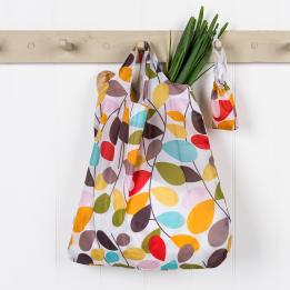 Vintage Ivy Foldaway Shopping Bag