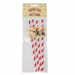 Vintage Kids Party Straws