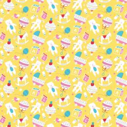 Vintage Pram Wrapping Paper (5 Sheets)