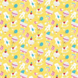 Vintage Pram Wrapping Paper (5 Sheets)