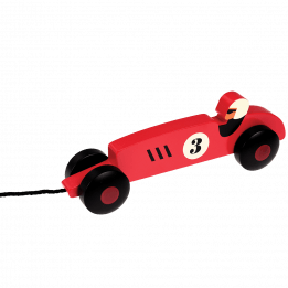 Vintage Racer Pull Toy