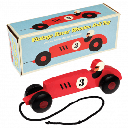 Vintage Racer Pull Toy