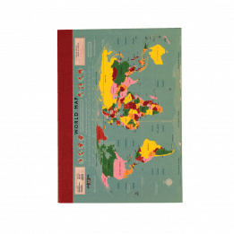 World Map A6 Notebook