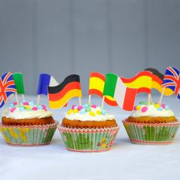 World Map Cupcake Kit