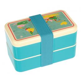 World Map Adult Bento Box