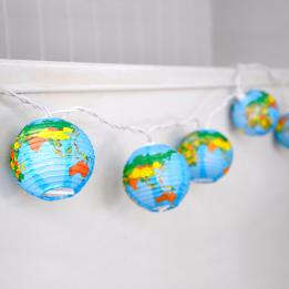 World Map Lights With British Standard 3 Pin Plug