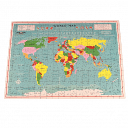 World Map 300 Piece Puzzle In A Tube