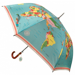 World Map Umbrella