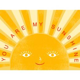 You Are My Sunshine Card