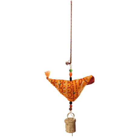 Cloth Bird Hanging Decoration (assorted Colours)