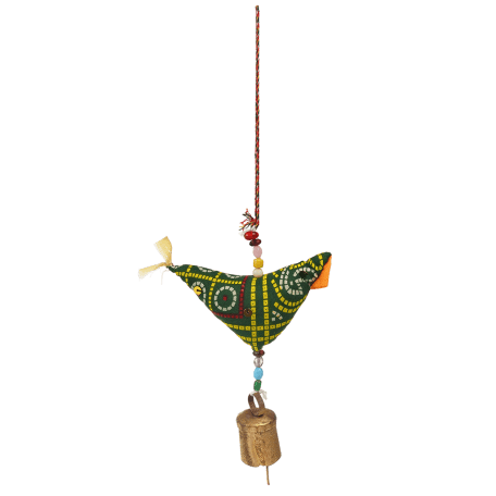 Cloth Bird Hanging Decoration (assorted Colours)