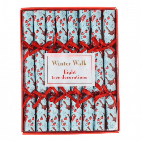 Winter Walk Mini Christmas Tree Decorations (pack Of 8)