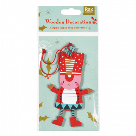 Wooden Soldier Christmas Decoration