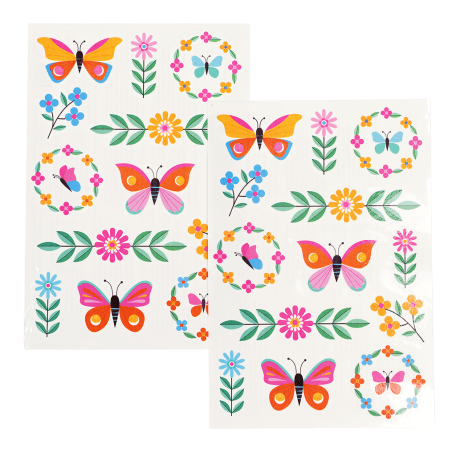 Temporary Tattoos - Floral Flutter