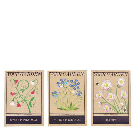 Pack of flower seeds - Your Garden (assorted - SINGLE)