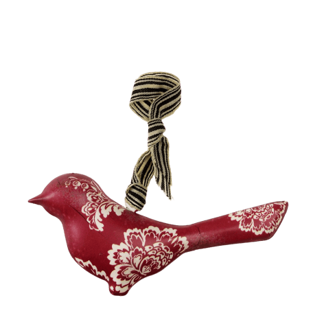 Rustic metal bird hanging decoration (SINGLE)