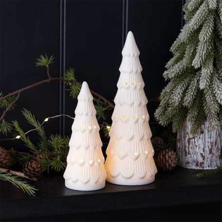 Matt ceramic LED decoration 