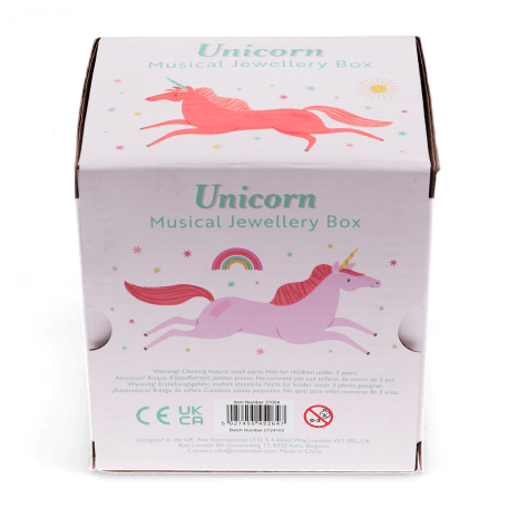 Musical jewellery box - Unicorn