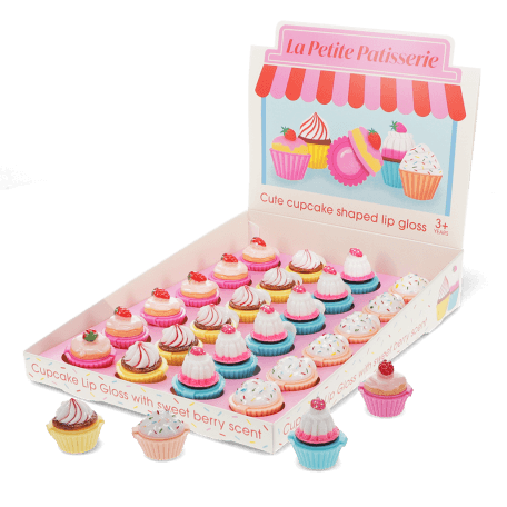 Mini berry scented lip gloss (assorted) - Cupcake