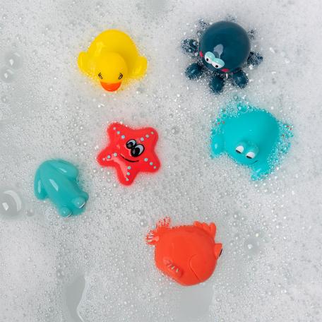 Bath toys (set of 6) - Aquatic animals