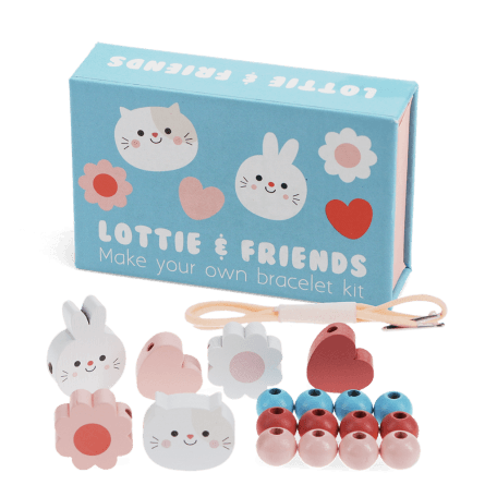 Wooden bead bracelet kit - Lottie and Friends