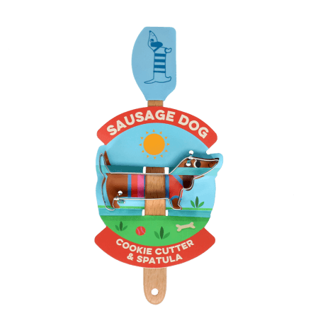 Cookie cutter & spatula - Sausage Dog