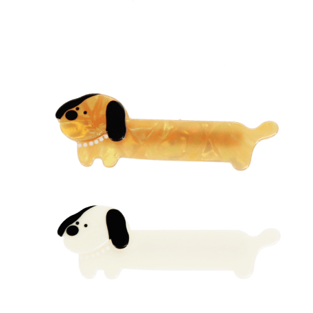 Hair clips (set of 2) - Sausage dogs