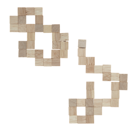 Wooden cube puzzle