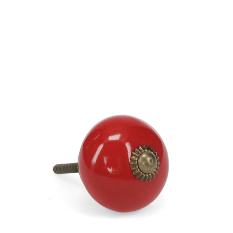 Ceramic drawer knob - Red