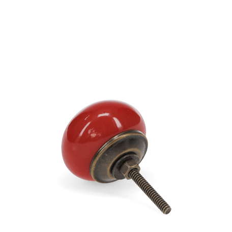 Ceramic drawer knob - Red