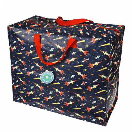 Space Age Rocket Jumbo Bag