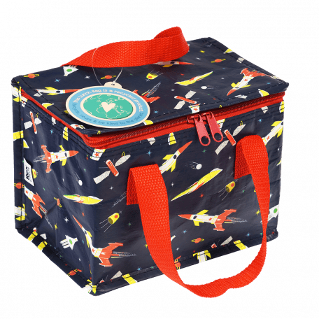 Space Age Rocket Lunch Bag