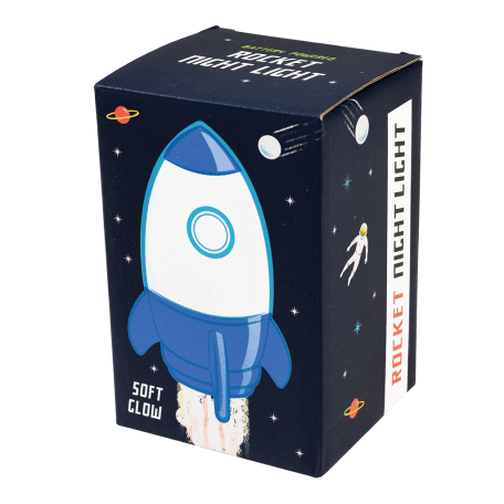 Space Age Rocket Night Light