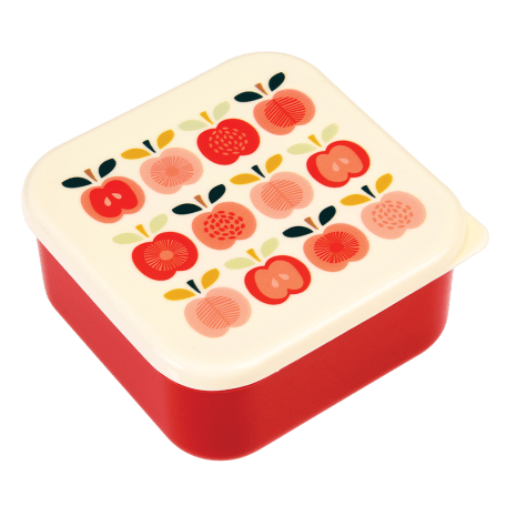 Vintage Apple Snack Boxes (set Of 3)