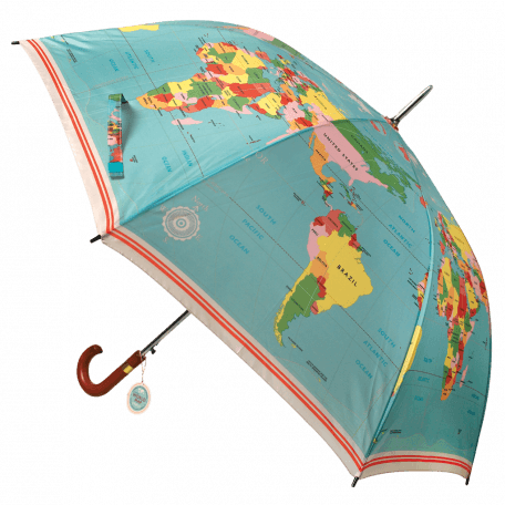 World Map Umbrella
