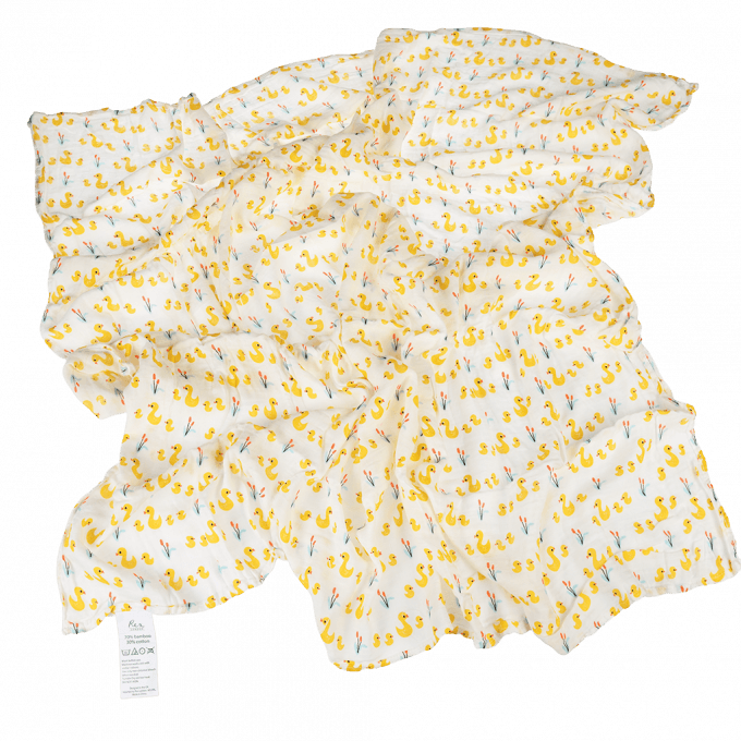 Little Ducks Swaddling Blanket ﻿Rex London